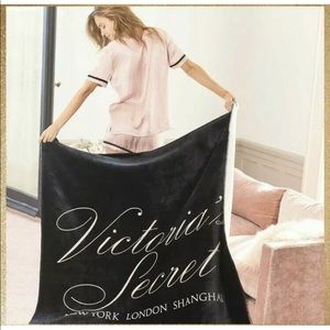 VIctoria Secret Holiday Sherpa Throw Blanket.